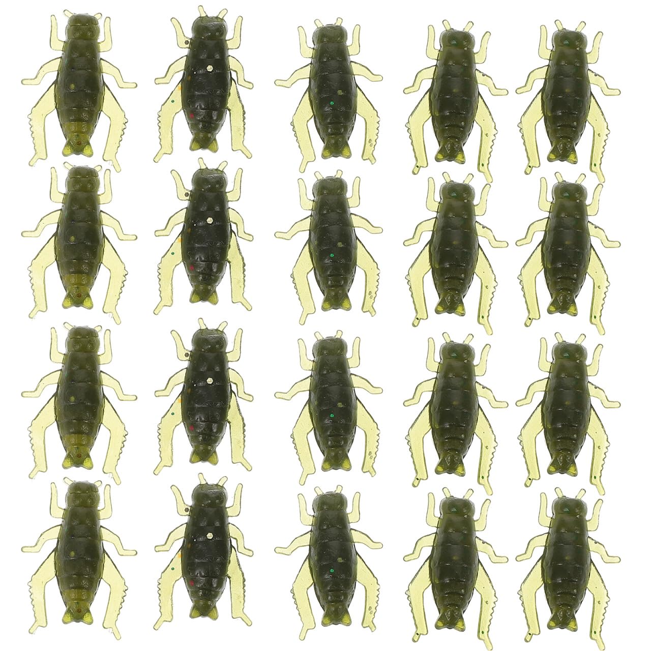 FOYTOKI cricket soft lure close-up shows lifelike movement for freshwater fishing