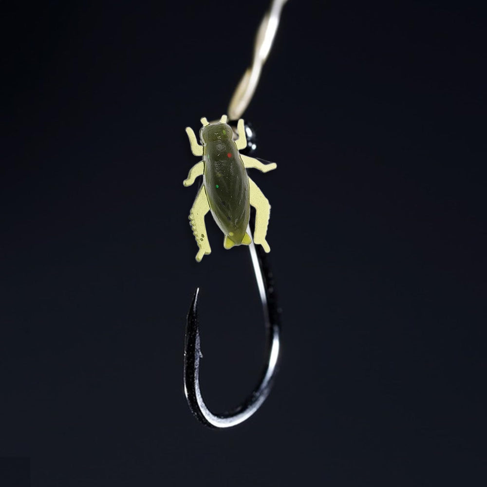 FOYTOKI cricket soft lure reflective parts increase underwater visibility