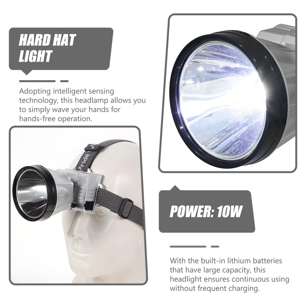 FOYTOKI LED Headlamp intelligent sensing with wave gesture for on/off control.