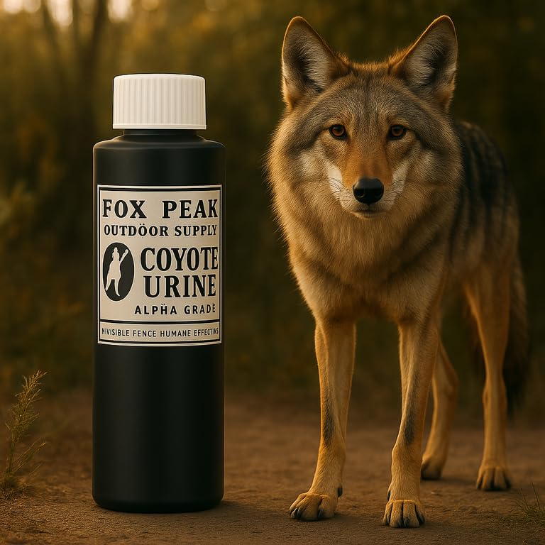 FPS Coyote Urine packaging and labeling for quick outdoor use