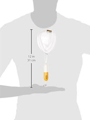 Frabill 3047 Floating Dip Net White - floating handle in water