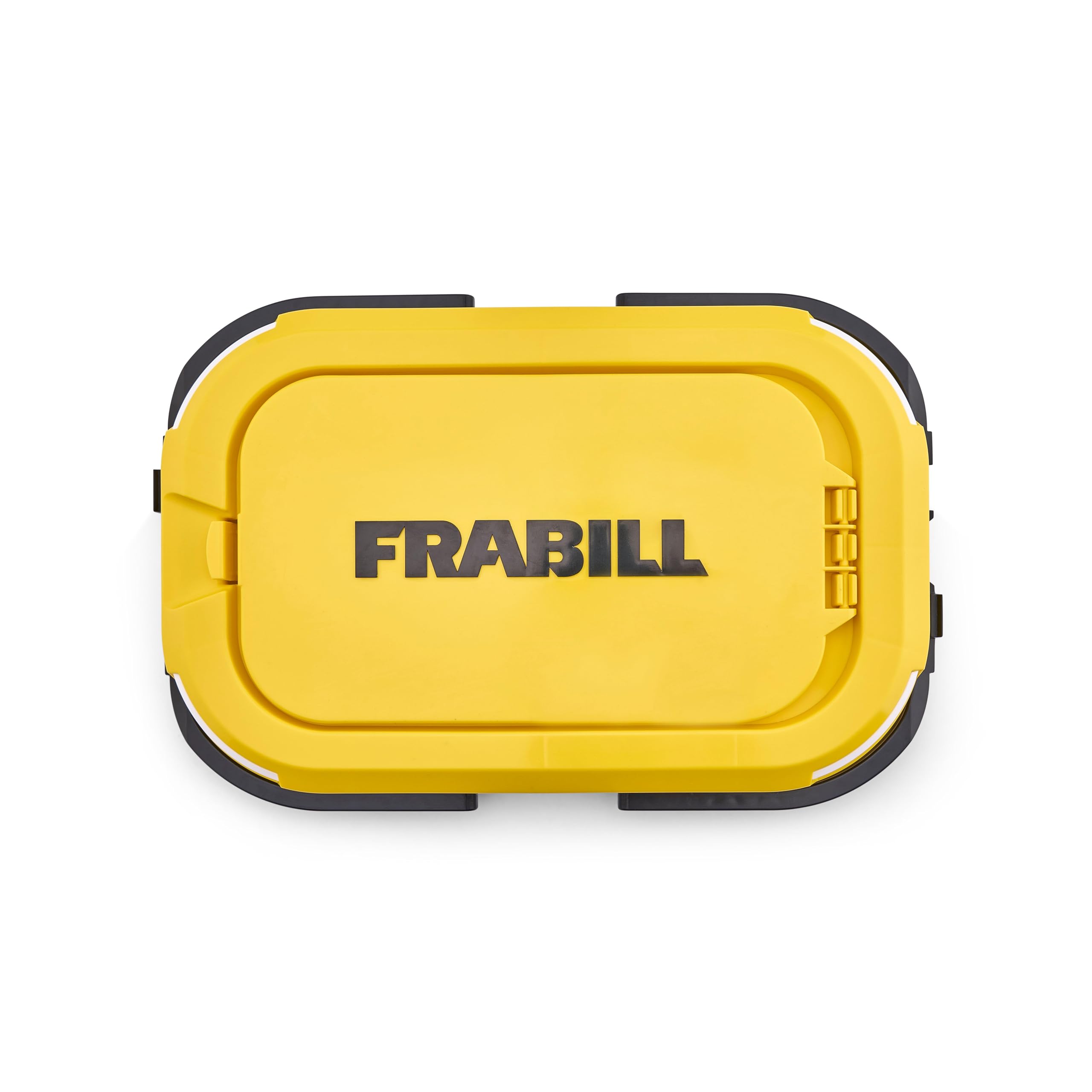 Frabill collapsible bait bucket stored easily in tackle bags.