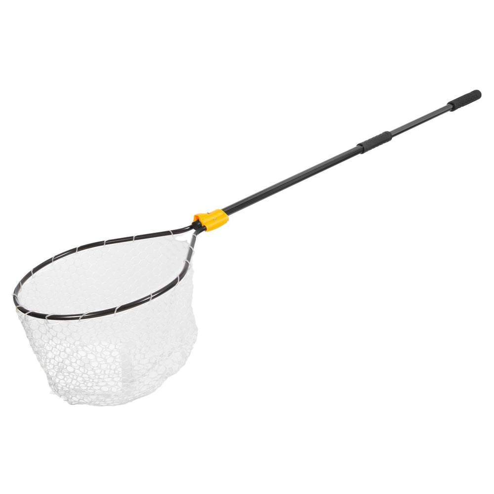 FRABILL Conservation telescoping net with teardrop hoop, 23x26 inches, safe retrieval.