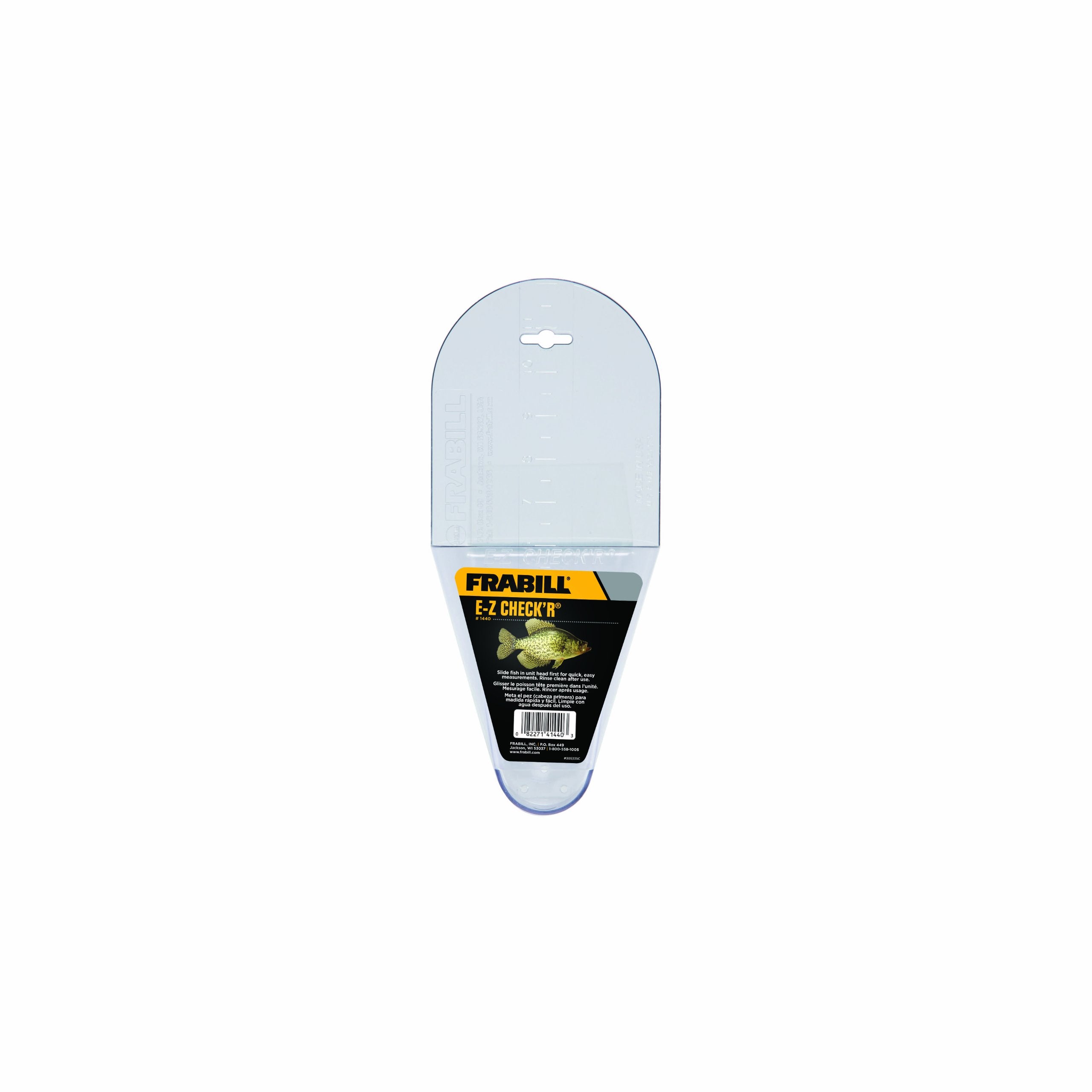 Frabill EZ Crappie Check'R measuring tool for quick length reads