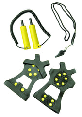 Frabill Ice Safety Kit with XL Creepers provides reliable traction on icy surfaces