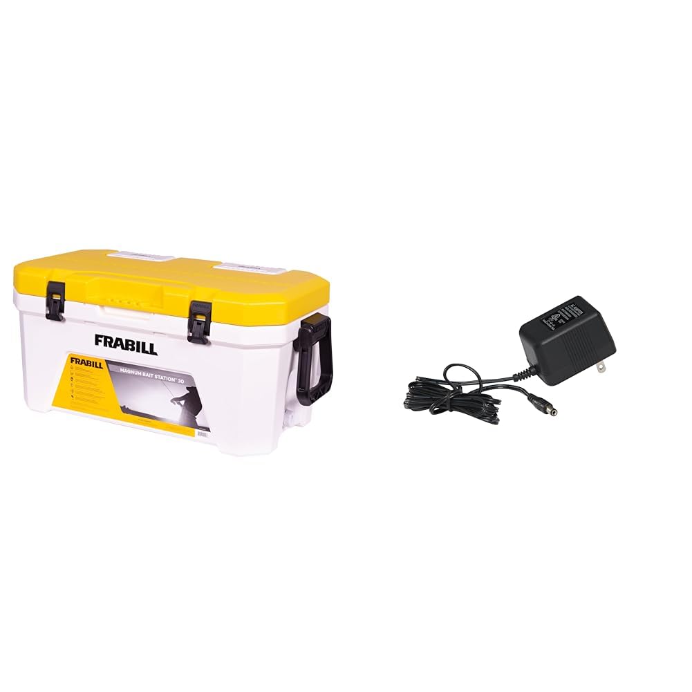 Frabill Magnum Bait Station 30 Quart cooler front view