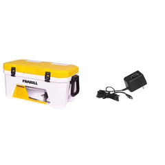 Frabill Magnum Bait Station 30 Quart cooler front view