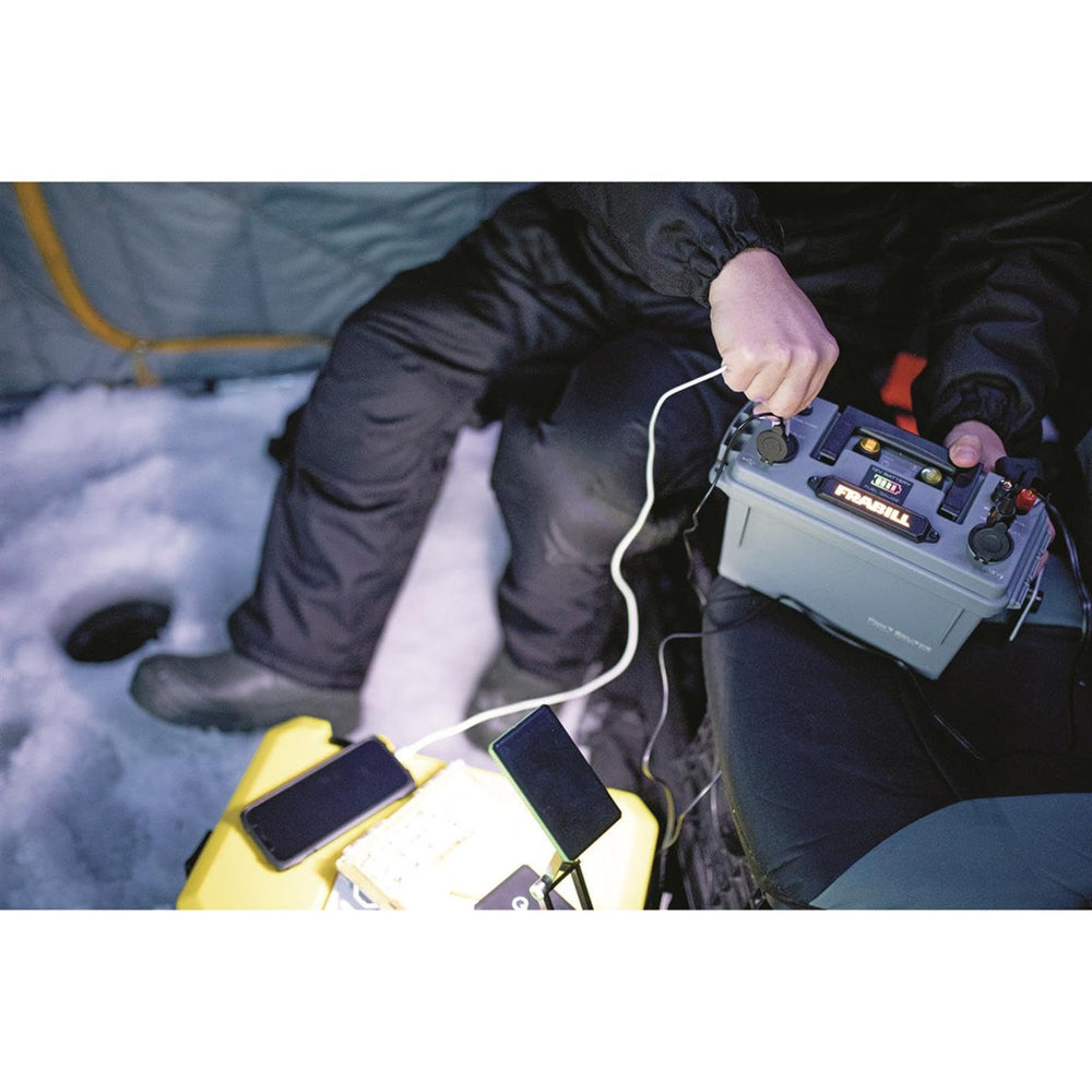 Frabill Pow'R Source Box compact, lightweight design for travel