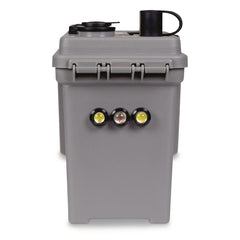 Frabill Pow'R Source Box water-resistant design for camping