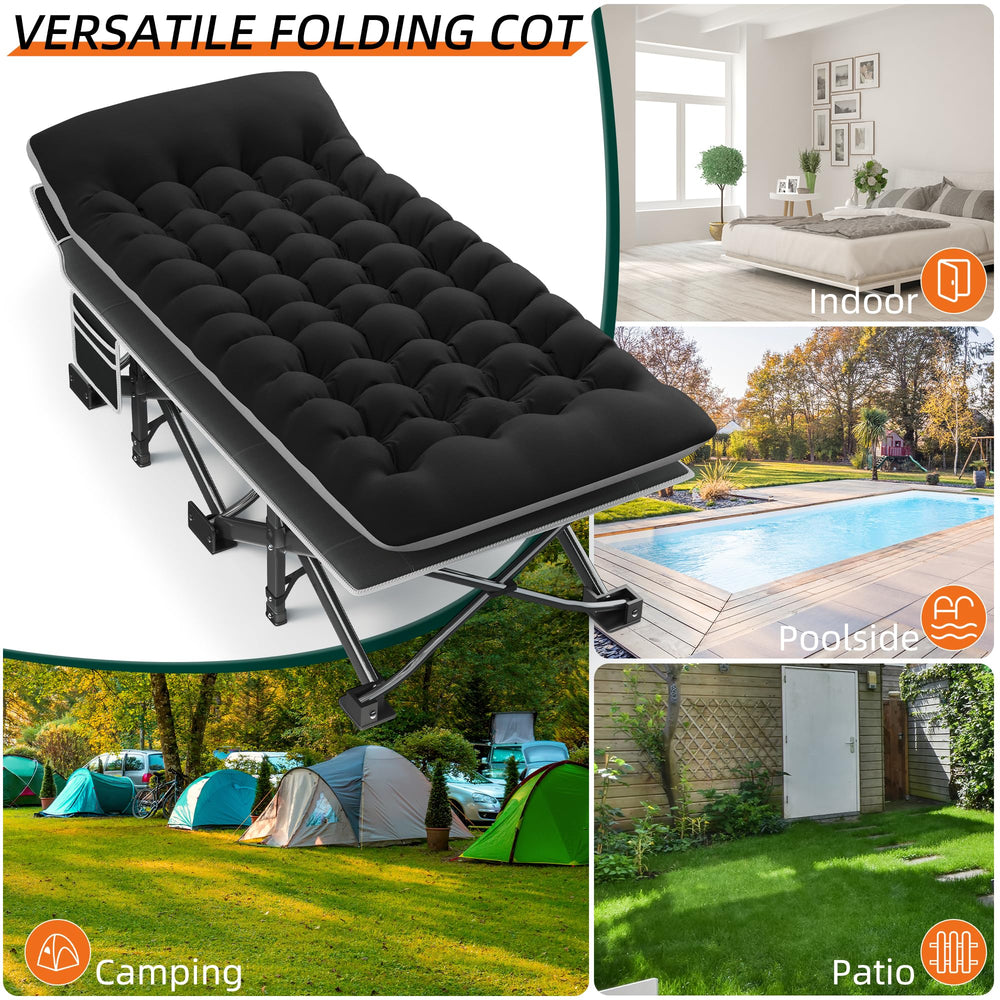 Fragess cot mattress rolled for compact storage and convenient packing.