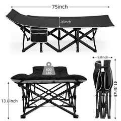 Fragess heavy-duty cot frame with triangular design for stability