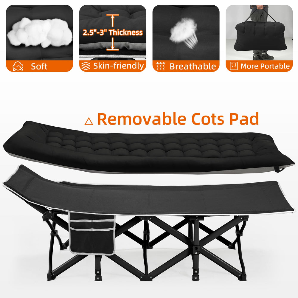 Fragess removable mattress enables hot weather comfort and easy cleaning
