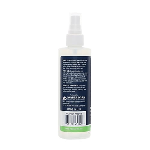 Non-aerosol spray bottle for easy case lubrication