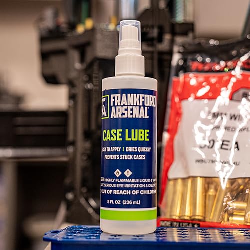 Frankford Arsenal fast-drying lubricant supports quick reloading steps.