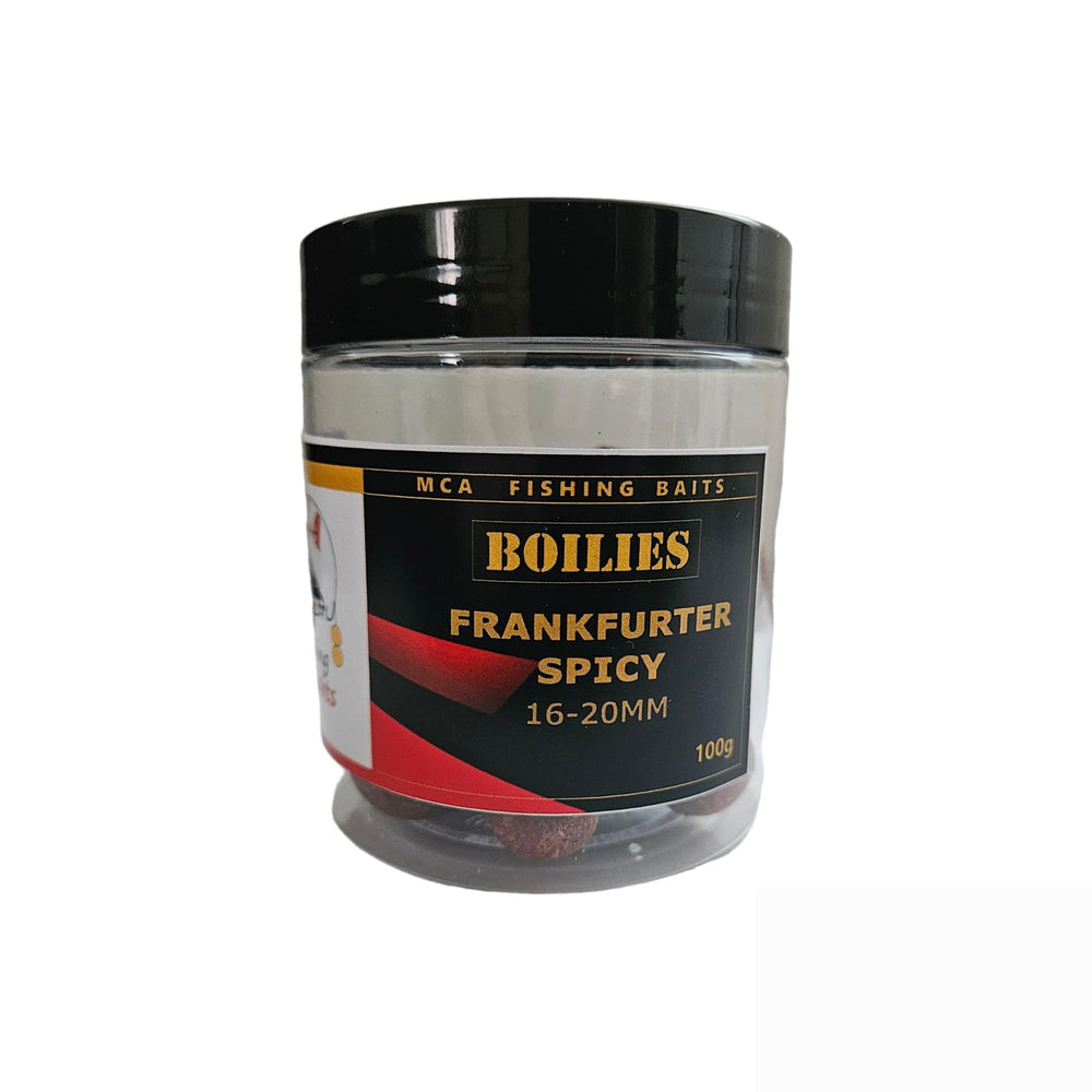 Packaging of Frankfurter Spicy boilies 16-20mm red