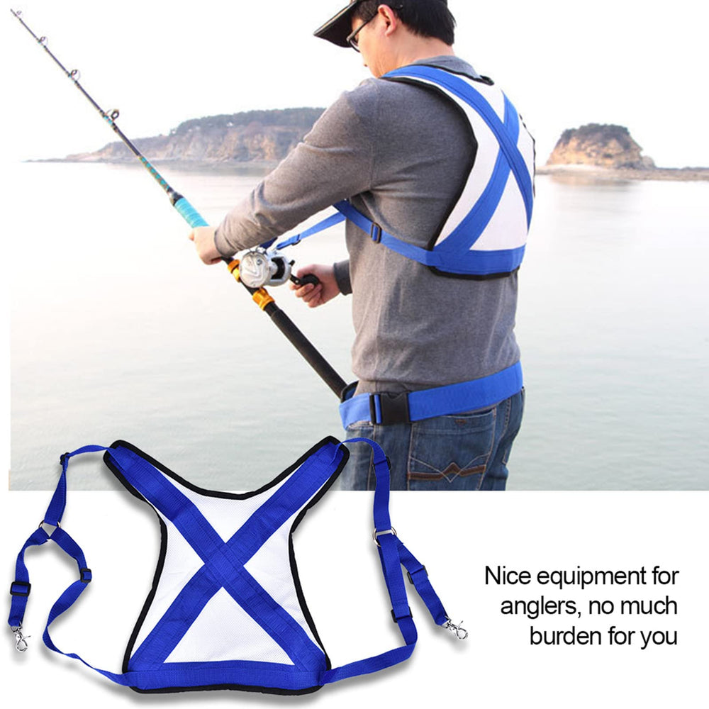 Adjustable shoulder straps on Frdhee fishing belt