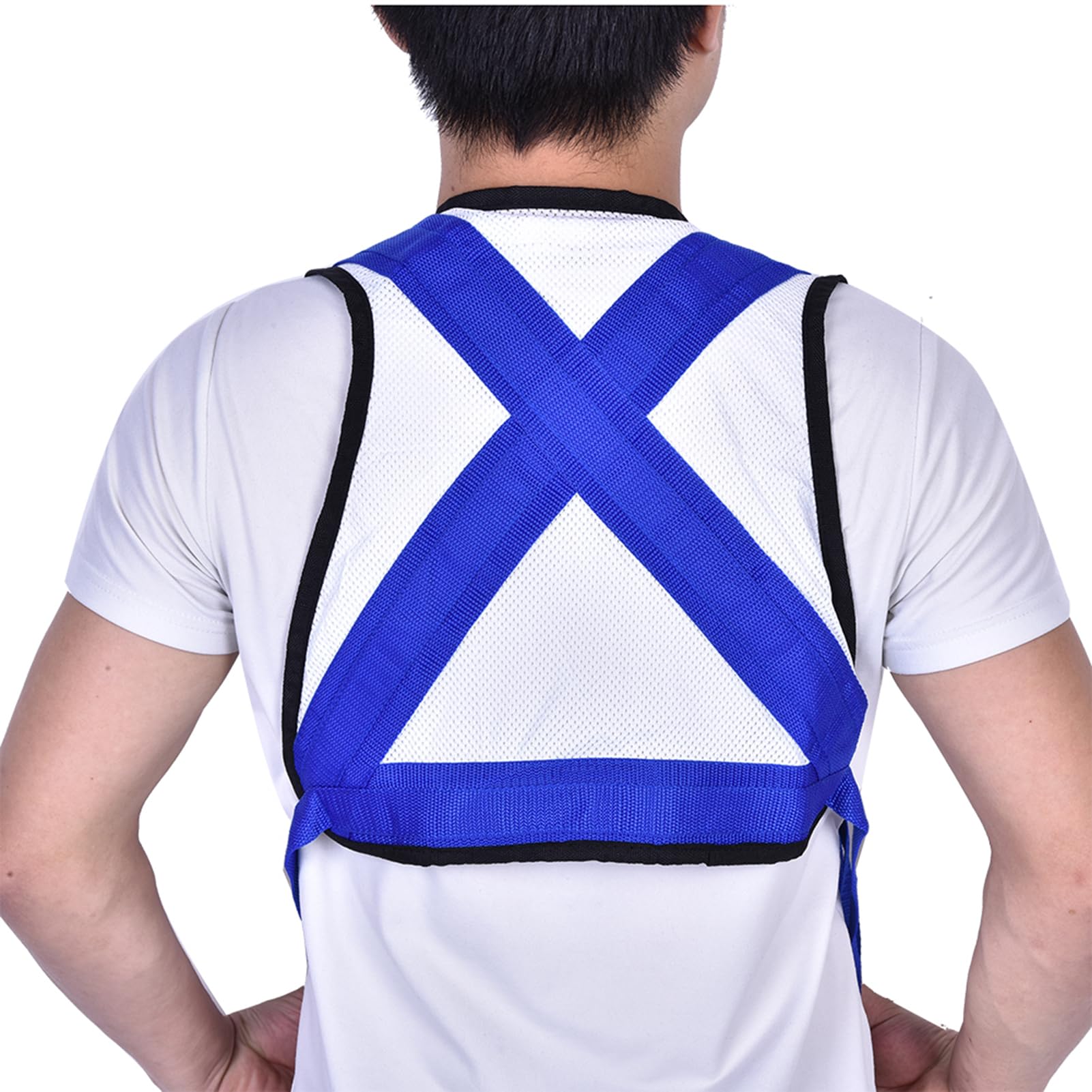 Side view showing load distribution on shoulders