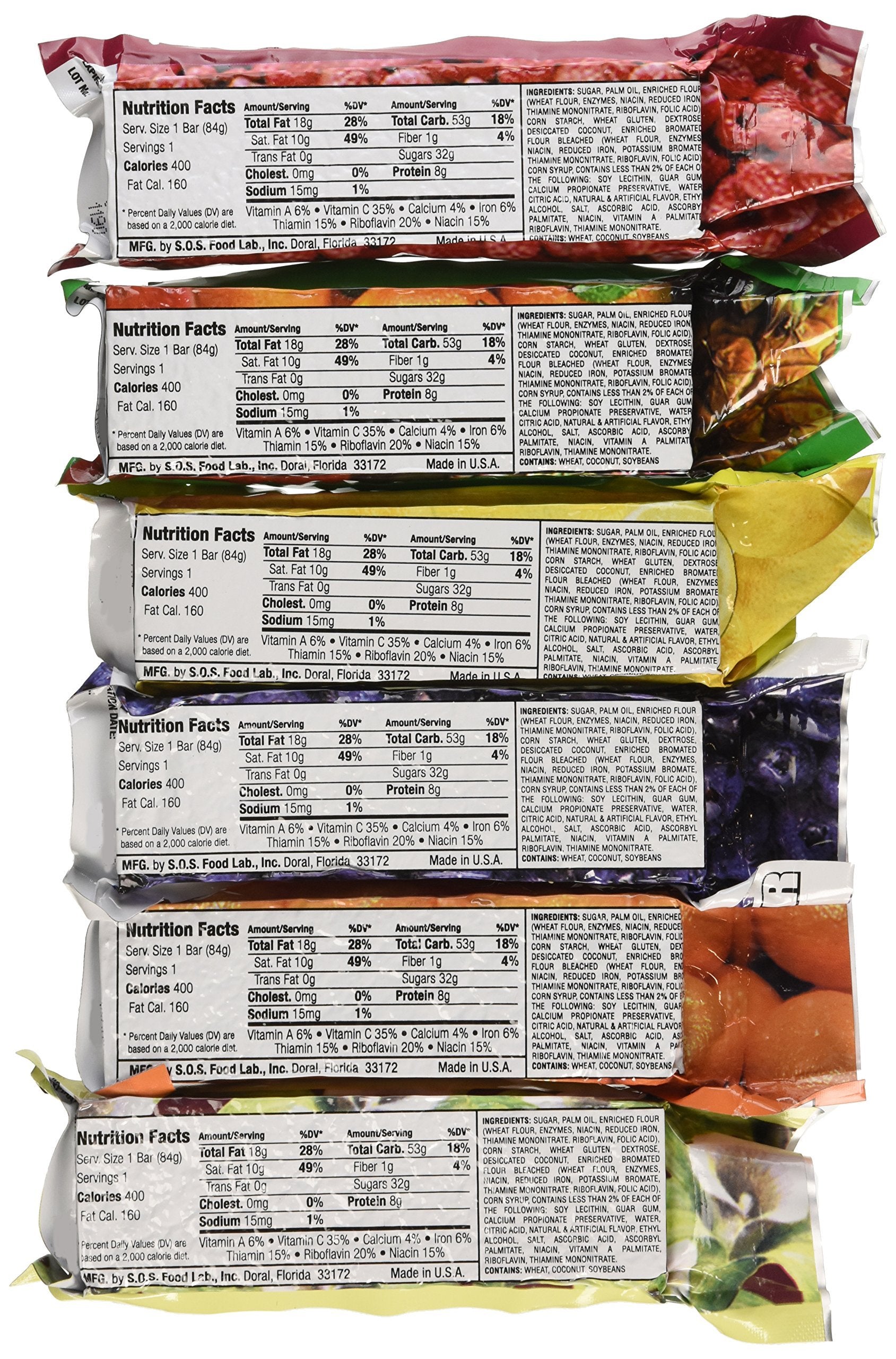 Millennium Energy Bars include Emergency Guide for preparedness