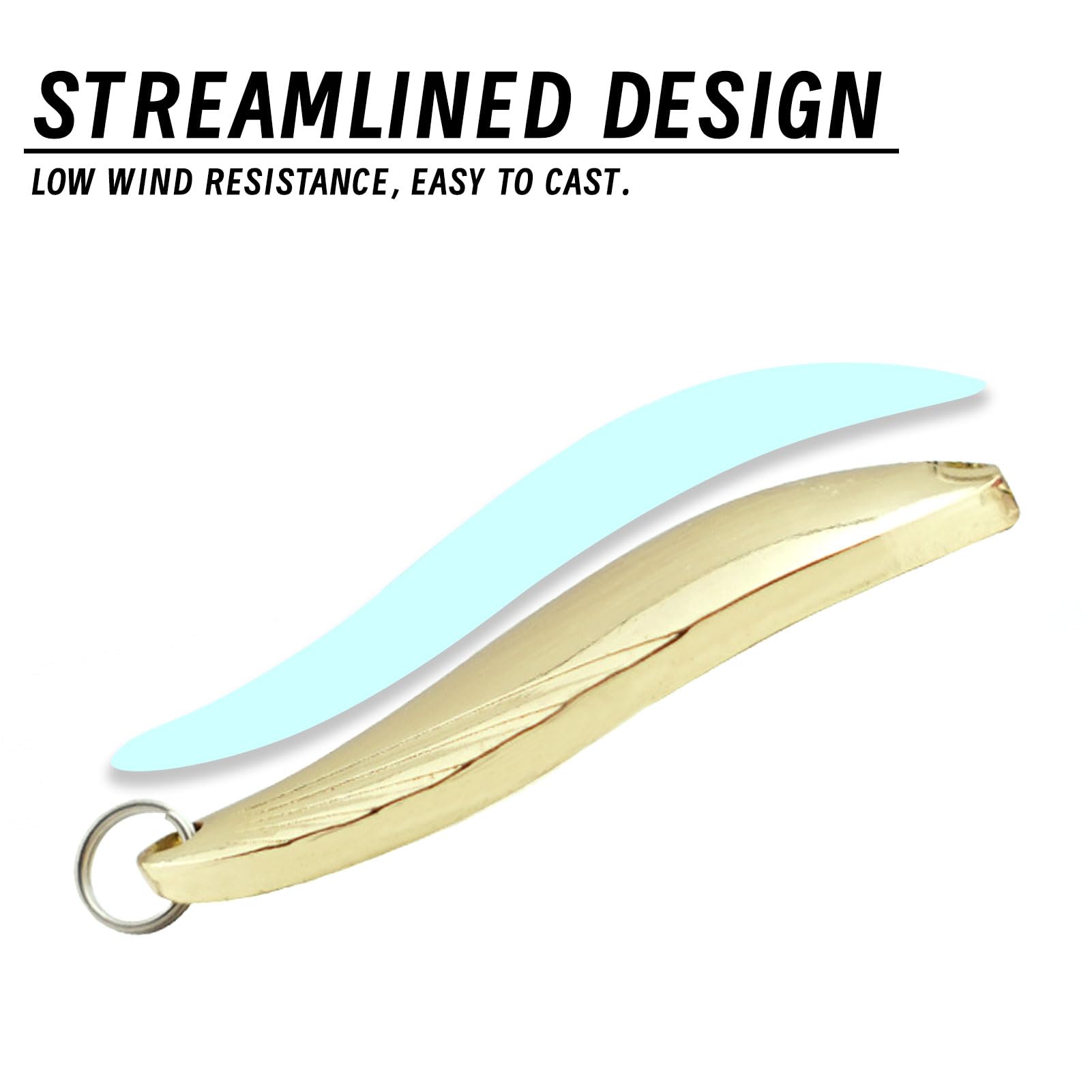Suitable for Bass and Trout among others