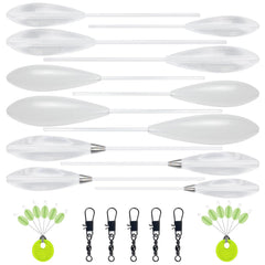 Free Fisher 29Pcs Clear Casting Bobbers Kit – assortment of sinking and floating floats