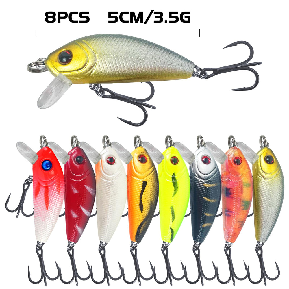 Free Fisher 43pcs lures center-of-gravity shift enabling natural swimming