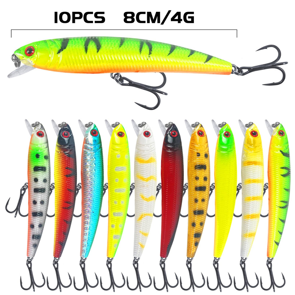 Free Fisher 43pcs poppers deliver topwater action for exciting surface strikes