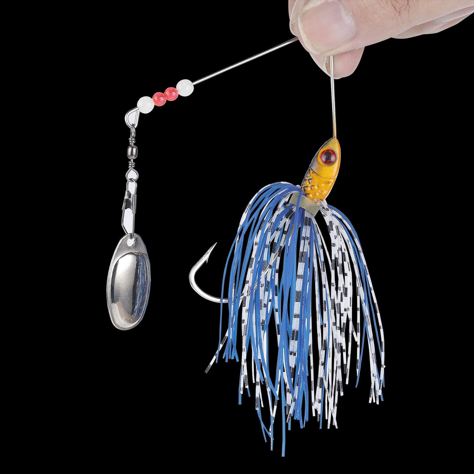 Premium blade spinnerbait for bass and trout