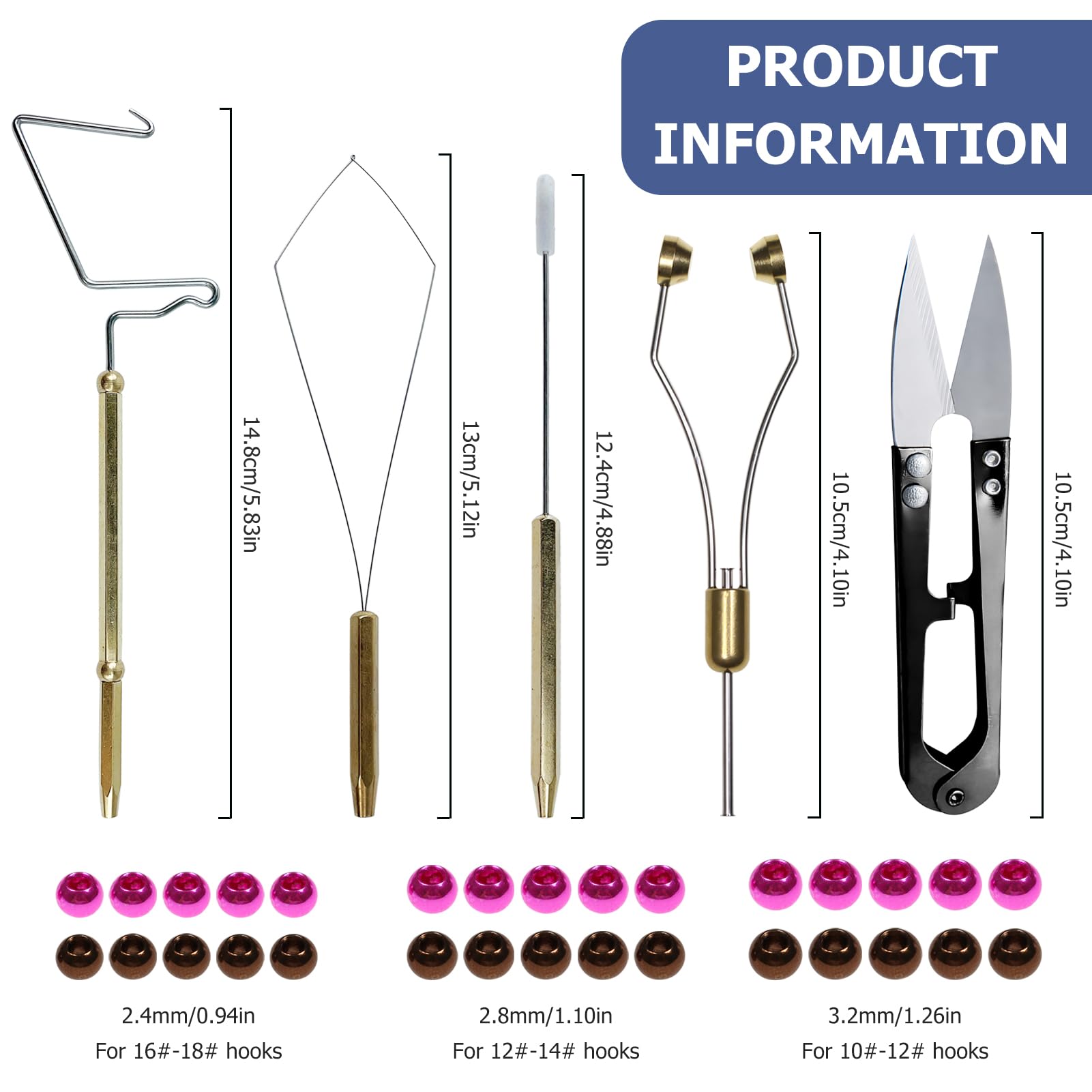 FREE FISHER fly tying kit box shows high-precision tools for precise flies