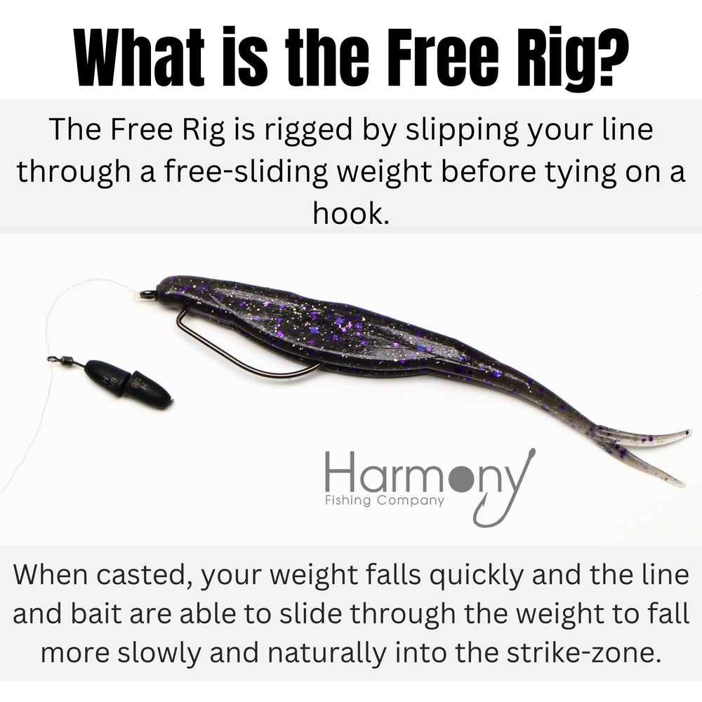 Image showing setting up the Free Rig Wire on a weight