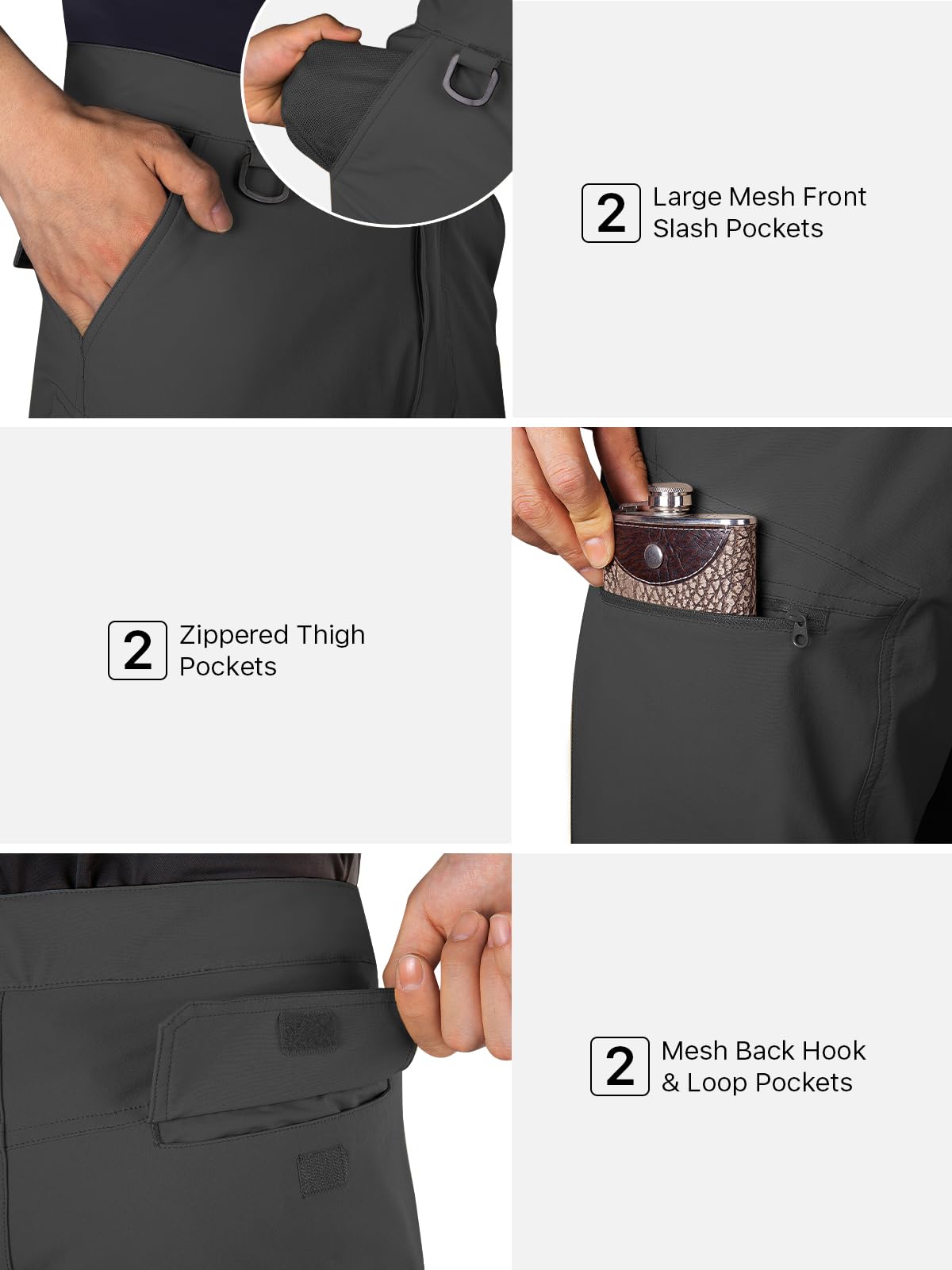 FREE SOLDIER durable outdoor shorts built to withstand rugged activity.
