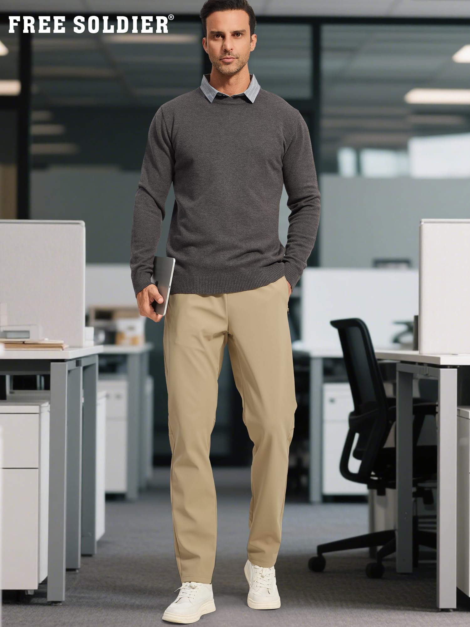 FREE SOLDIER thermal pants ideal for outdoor activities like hiking and camping
