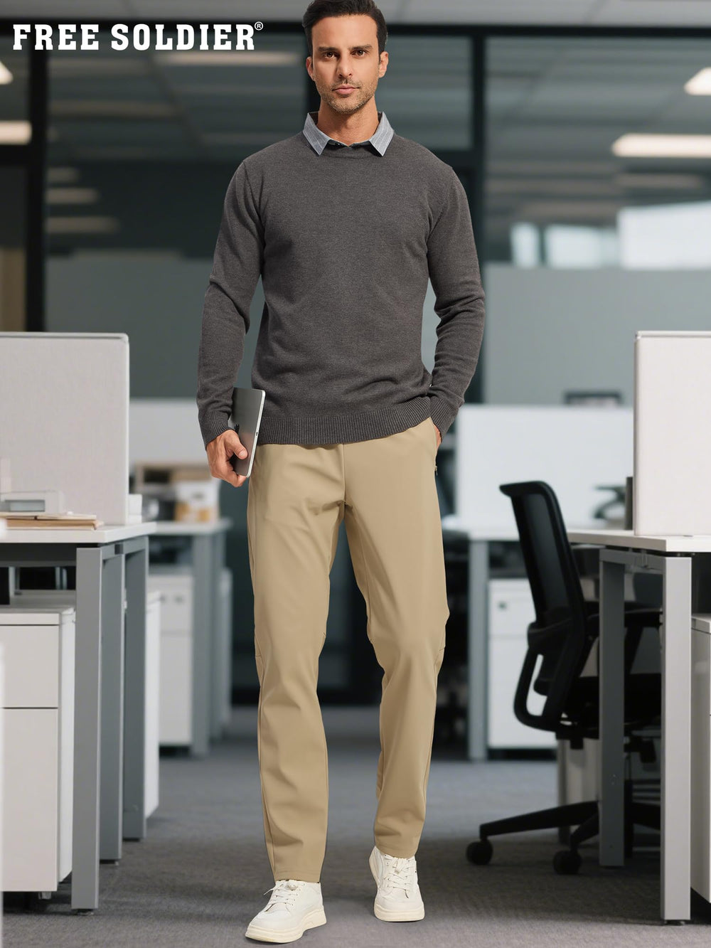 FREE SOLDIER thermal pants ideal for outdoor activities like hiking and camping