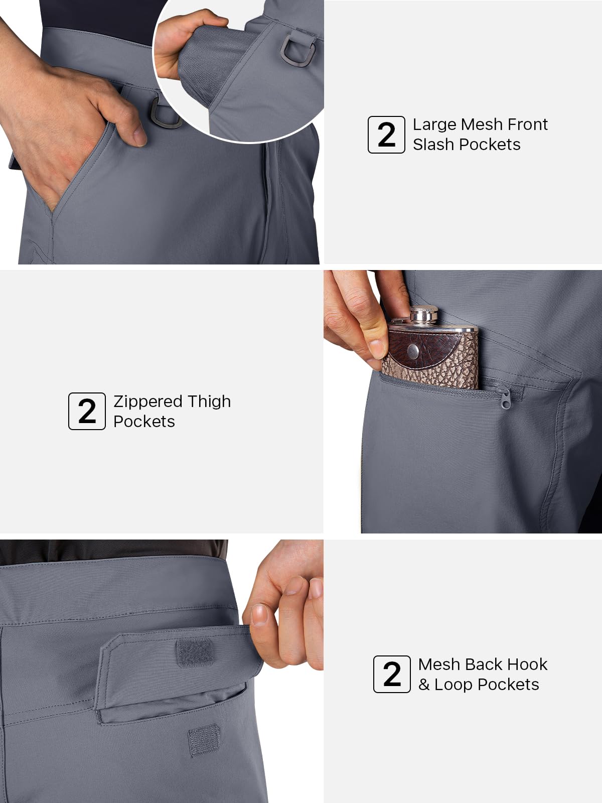 Free Soldier lightweight cargo shorts designed for comfort during long outdoor days.