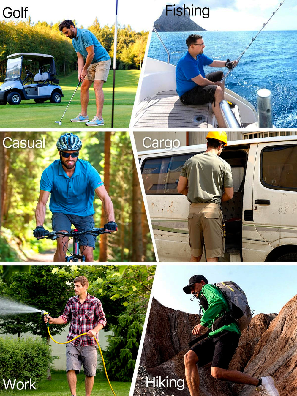 FREE SOLDIER men's cargo hiking shorts durability stitching for rugged outdoor use