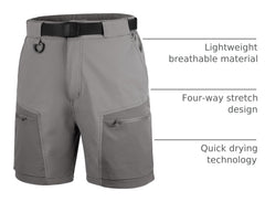 FREE SOLDIER shorts UPF 50+ protection for sunny days outdoors.