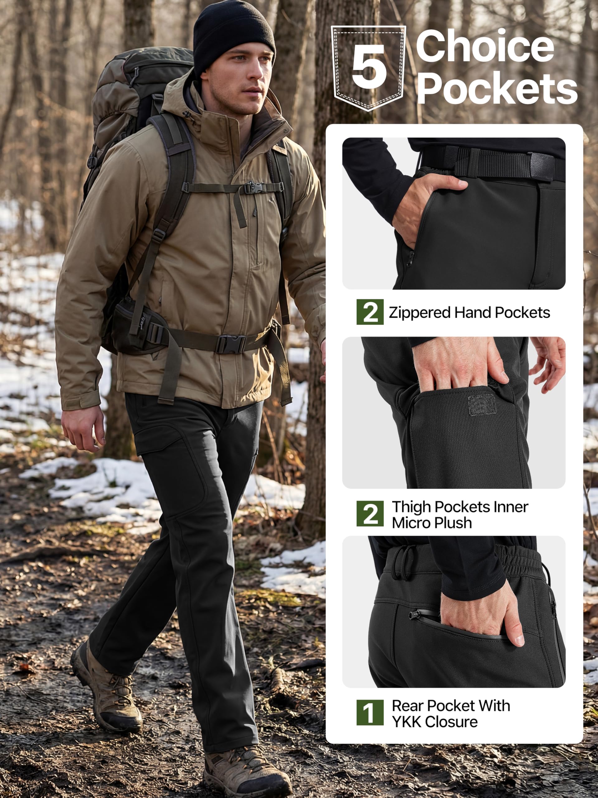 Free Soldier pants with four-pocket cargo design for gear organization