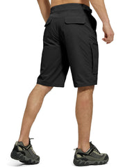 Free Soldier men's cargo shorts side view showing six-pocket layout