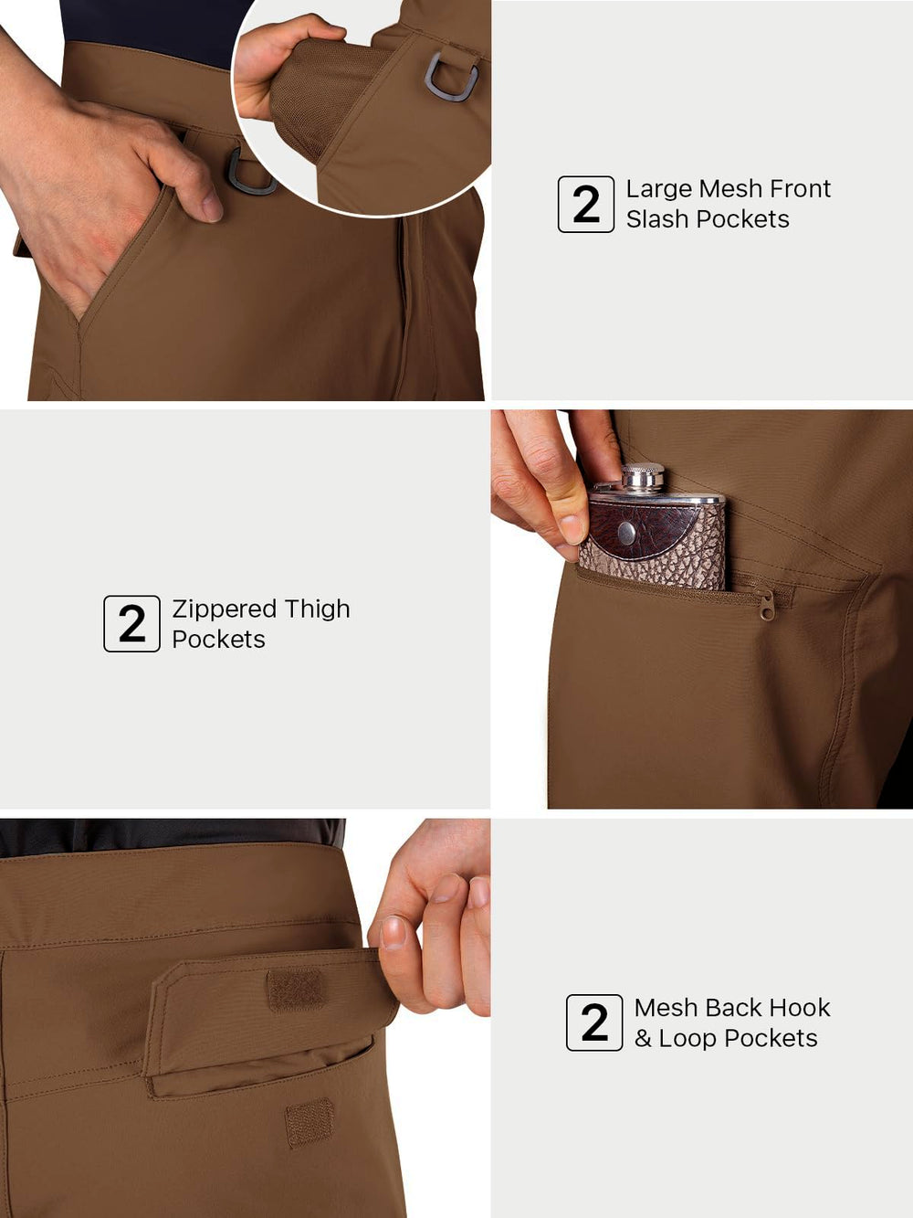 FREE SOLDIER shorts on golf course show versatile performance