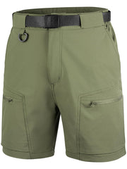 Free Soldier men's cargo shorts hero in slate green showing versatile outdoor wear for adventures.