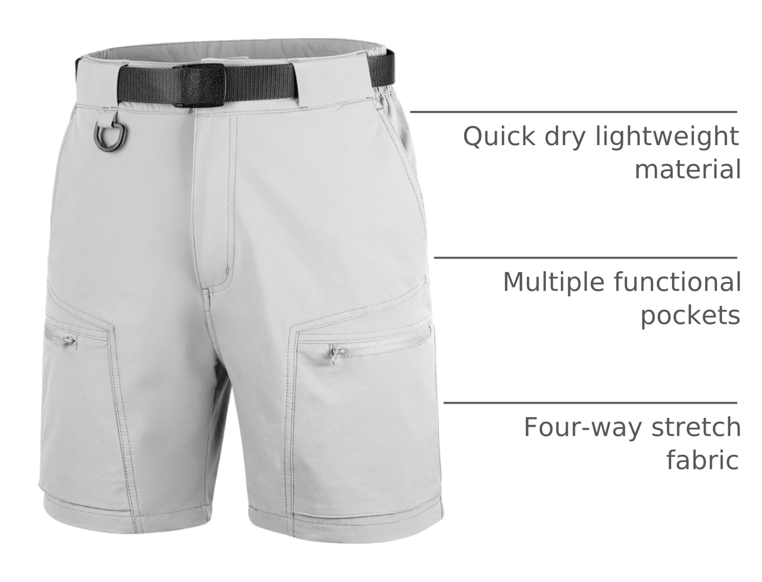 FREE SOLDIER shorts quick-dry fabric closeup highlighting breathable performance for outdoor activities.