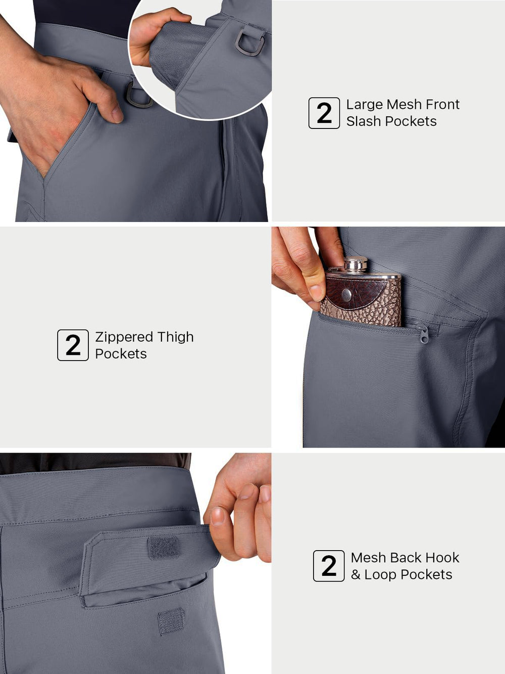 Free Soldier shorts waistband close-up displaying stretch waistband feature