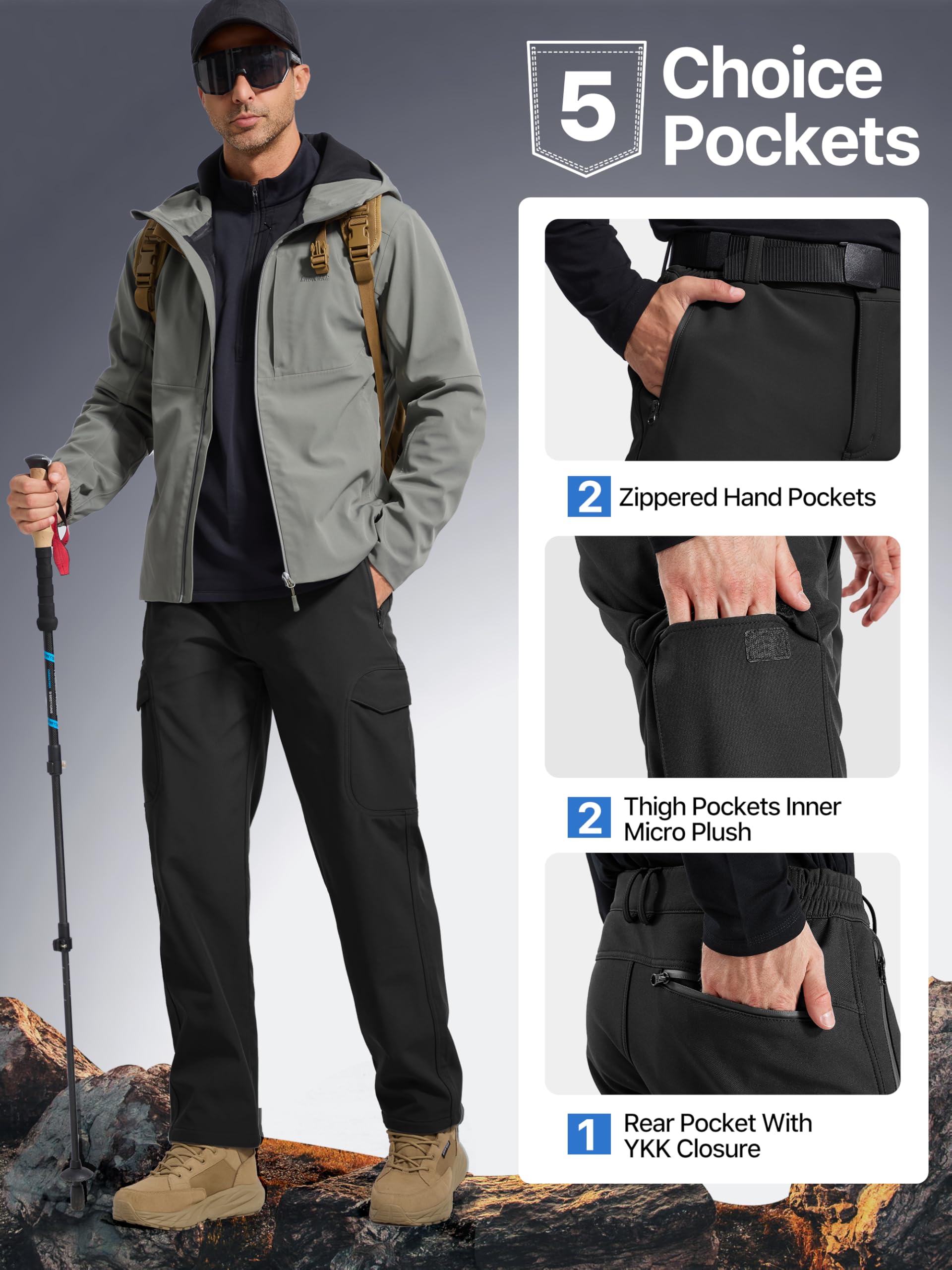 FREE SOLDIER fleece-lined interior provides cozy warmth for cold mornings