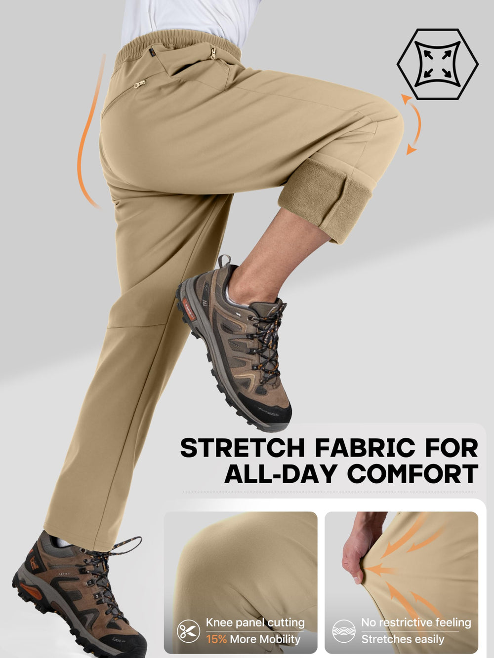 Free Soldier fleece lining close-up showing warmth and moisture-wicking inner layer.