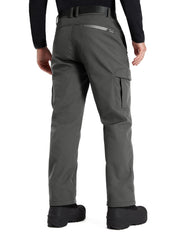 FREE SOLDIER mens-softshell pants with polar-fleece-inner provide soft comfort during chilly activities.