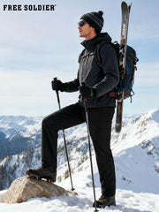 FREE SOLDIER waistband close-up on adjustable fit for secure comfort