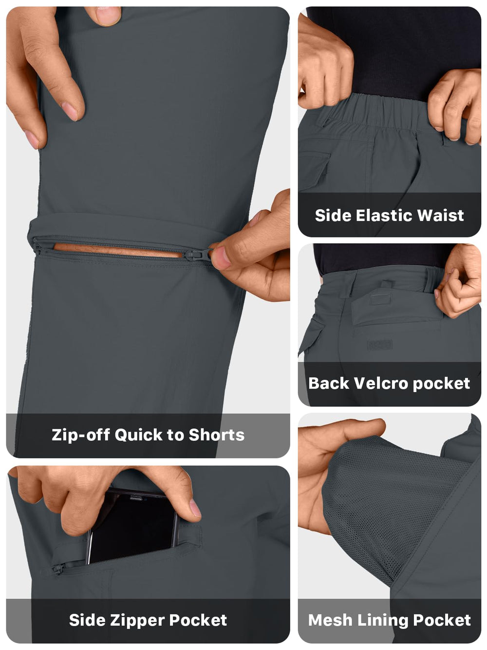 FREE SOLDIER multi-pocket layout demonstrates practical storage for gear and phones.