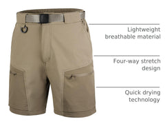 FREE SOLDIER water-repellent fabric shorts suited for rain and river activities
