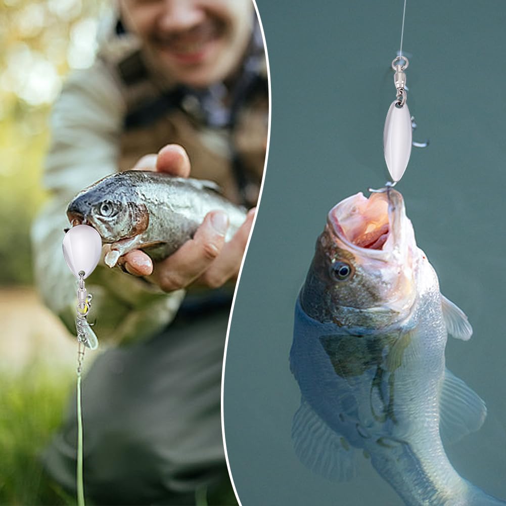 FREEBLOSS durable spinner lure built with high-quality materials.