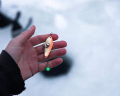 Freedom Tackle Hammered Minnow bottom view highlighting weighted belly for fast sinking
