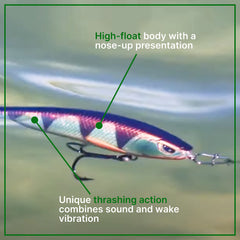 Freedom Tackle Mischief Minnow premium paint finishes for realistic appeal